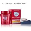imageCONNOISSEURS AllPurpose Jewelry Cleaning Kit  Includes Delicate Jewelry Cleaner Solution and 2 Polishing Cloths