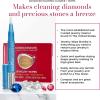 imageCONNOISSEURS Premium Edition Compact Jewelry Wipes No Rinse Gold and Silver Jewelry Cleaner Polish and Remove Tarnish to Restore Brilliance Dry Disposable Wipes Diamond Dazzle StikDazzle Stik  Jewelry Wipes Bundle