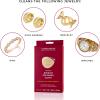 imageCONNOISSEURS Premium Edition Extra Large Polishing Cloth Bundle for Silver ampamp Gold Jewelry  Ultrasoft Fabric with AntiTarnish Formula  2 Pack 14x14 Inches11 x 14 Inches  Gold
