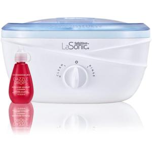 imageCONNOISSEURS LaSonic Safewave Clean ampamp Rinse Sonic Jewelry Cleaner MachineCleaner Machine  Dazzle Drops Solution